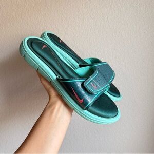 Nike Comfort Teal Slide Sandals